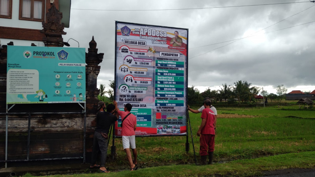 Publikasi Anggaran Pendapat dan Belanja Desa Tumbakbayuh Tahun 2022